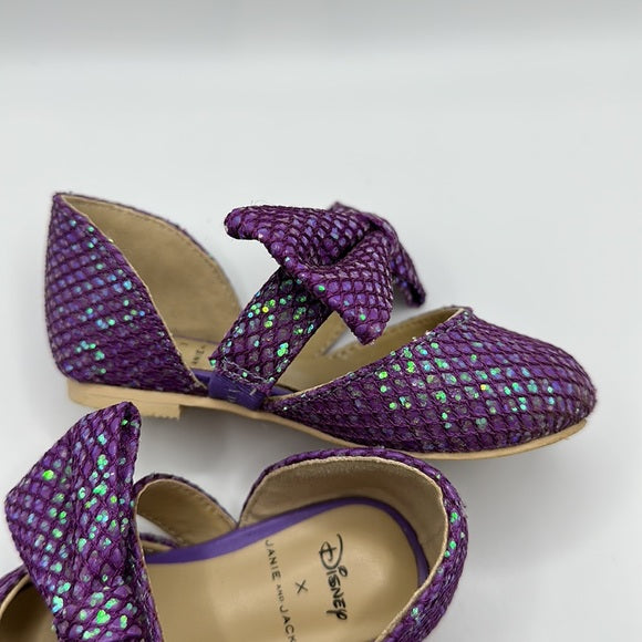 Disney Janie & Jack Little Mermaid Shoes for Girls Size EU 30.5 Condition 10/10