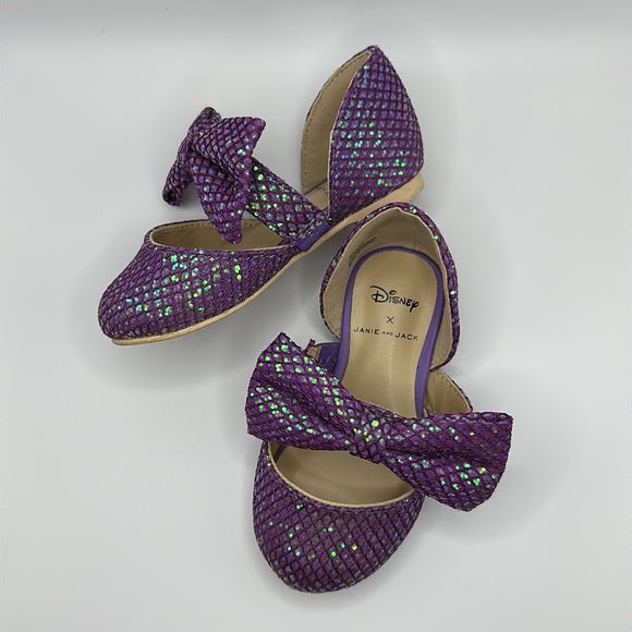 Disney Janie & Jack Little Mermaid Shoes for Girls Size EU 30.5 Condition 10/10
