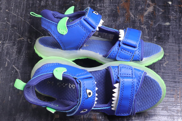 Carter's Hook & Loop Fun Light up Sandals Boys Size EU 25 Condition 9.5/10