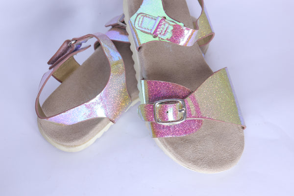 Cat & Jack Colorful Sandals Girls Size EU 24 Condition 9.5/10