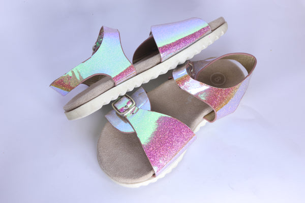 Cat & Jack Colorful Sandals Girls Size EU 24 Condition 9.5/10