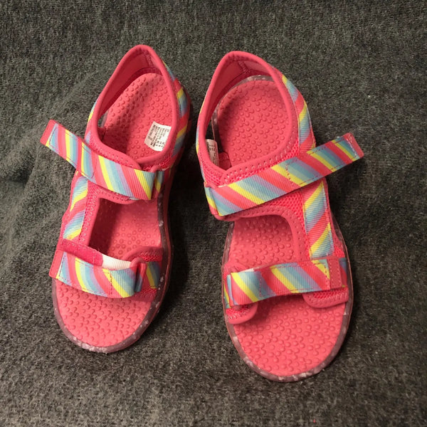 Wonder Nation Rainbow Trail Sandals Girls Size EU 30 Condition 9.5/10