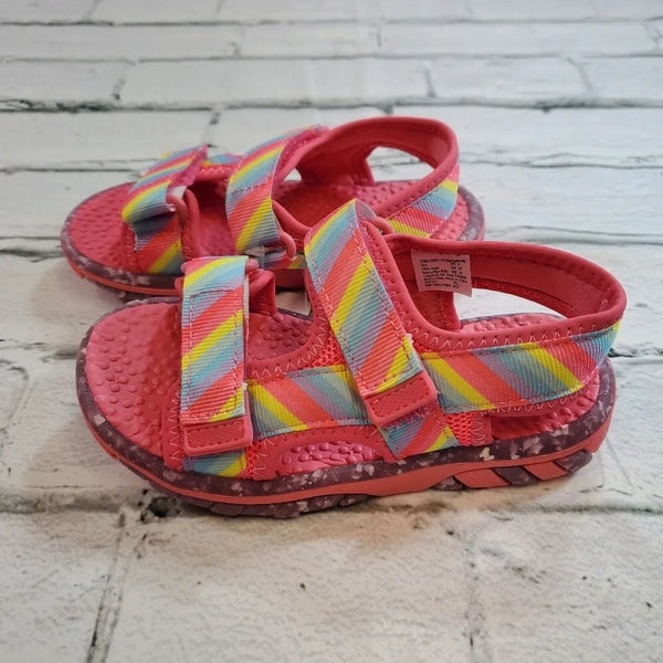 Wonder Nation Rainbow Trail Girls Sandals Size EU 24 Condition 9.5/10