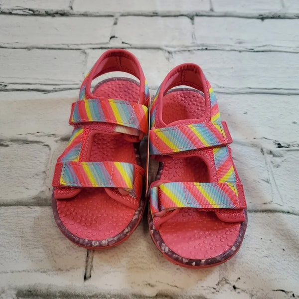 Wonder Nation Rainbow Trail Girls Sandals Size EU 24 Condition 9.5/10